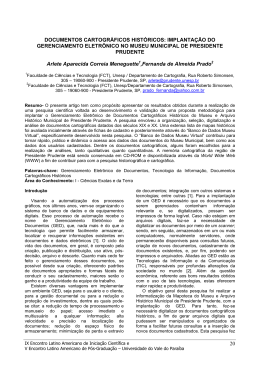 DOCUMENTOS CARTOGR&Aacute;FICOS HIST&Oacute;RICOS
