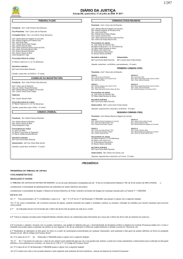 DI&Aacute;RIO DA JUSTI&Ccedil;A 1/297 - Di&aacute;rio da Justi&ccedil;a de Sergipe