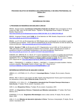 EDITAL DE CONVOCA&Ccedil;&Atilde;O No