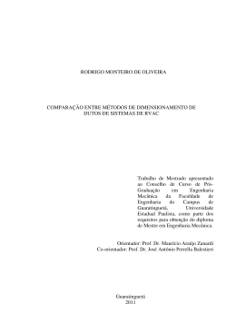 RODRIGO MONTEIRO DE OLIVEIRA COMPARA&Ccedil;&Atilde;O ENTRE