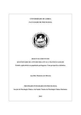 estudo explorat&oacute;rio na popula&ccedil;&atilde;o portuguesa, uma perspectiva