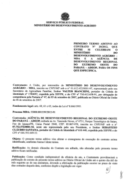 i servi&ccedil;o p&uacute;bco federal i ministerio do desenvolvimento