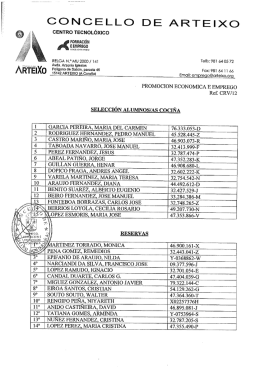 Ver listaxe de admitidas/os