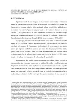 Evas&atilde;o Escolar