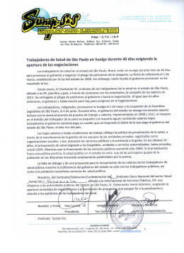 Sunep Sas Carta de Solidaridad