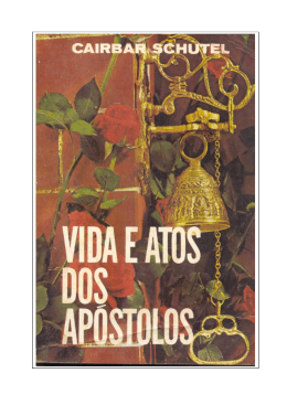 Vida E Atos Dos Ap&oacute;stolos