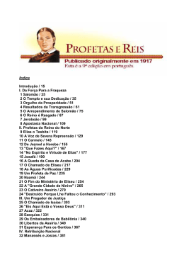 Profetas e Reis - Truth For the End of Time