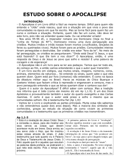 Apocalipse &ndash; CECAT - Par&oacute;quia Nossa Senhora da Piedade