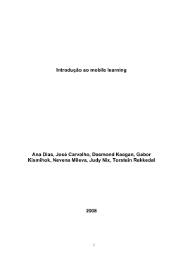 Introdução ao mobile learning