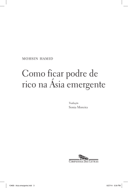 Leia um trecho em pdf - Companhia das Letras