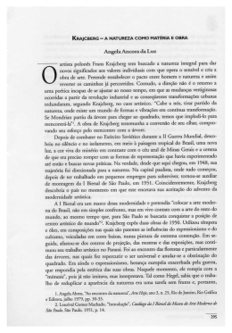 A Natureza como Mat&eacute;ria e Obra