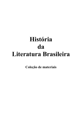 Hist&oacute;ria da Literatura Brasileira