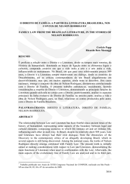 3014 o direito de fam&iacute;lia a partir da literatura brasileira, nos contos