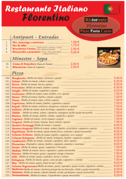 Ver Ementa - Restaurante Florentino