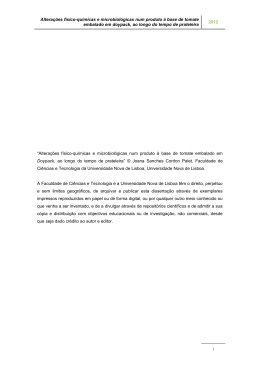 Altera&ccedil;&otilde;es f&iacute;sico-qu&iacute;micas e microbiol&oacute;gicas num produto &agrave;