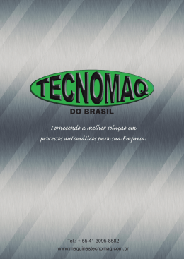 catálogo - Tecnomaq do Brasil