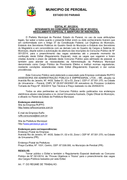 Documento Edital