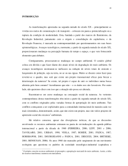 INTRODU&Ccedil;&Atilde;O As transforma&ccedil;&otilde;es apreciadas na segunda