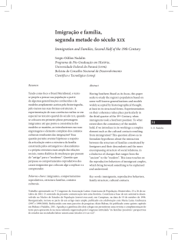 Imigra&ccedil;&atilde;o e fam&iacute;lia, segunda metade do s&eacute;culo xix