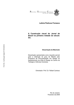 Let&iacute;cia Pedruce Fonseca A Constru&ccedil;&atilde;o visual do Jornal