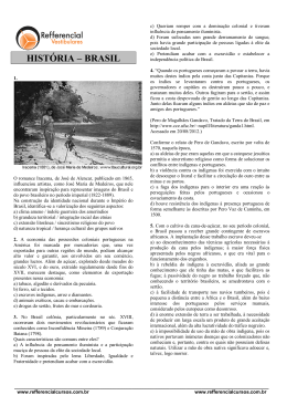 HIST&Oacute;RIA &ndash; BRASIL - Refferencial Cursos