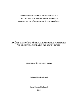 a&ccedil;&otilde;es de sa&uacute;de p&uacute;blica em santa maria/rs na segunda