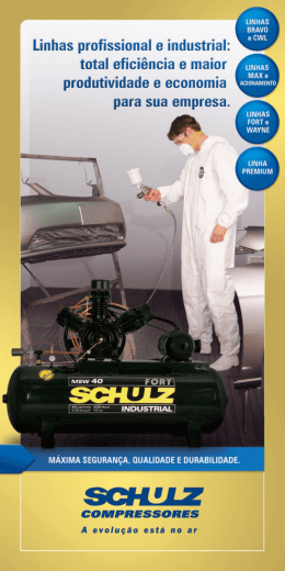 Folder Geral dos Compressores Schulz