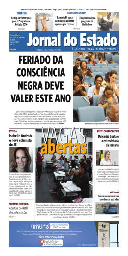 Dulcin&eacute;ia Costa &eacute; a entrevistada da semana isabelle Andrade &eacute;