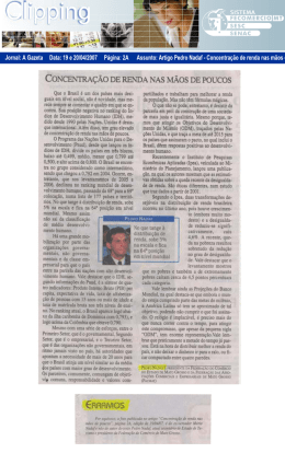 Clipagem Sistema Fecomércio-MT - 14 a 19-04 - fecomercio-mt