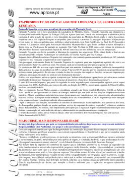 Jornal dos Seguros 2012/10/08