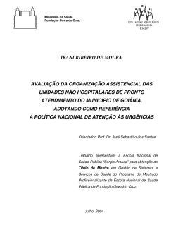 irani ribeiro de moura avalia&ccedil;&atilde;o da organiza&ccedil;&atilde;o - Arca
