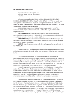 PROVIMENTO N&ordm; 07/2011 &ndash; CGJ A Desembargadora - Anoreg-PI