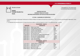 Lista de convocados para a entrevista - PPGPPS