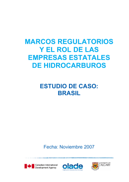 marcos regulatorios y el rol de las empresas estatales de