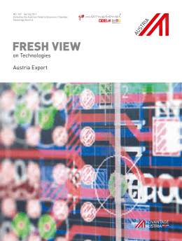 FRESH VIEW sobre Tecnologia (1), N&deg; 147/2011