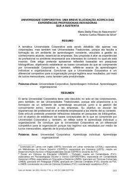 10 - UNIVERSIDADE CORPORATIVA Mare stella p. 143-157