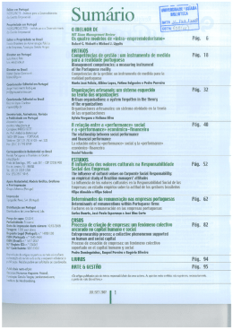 Revista Portuguesa e Brasileira de Gest&atilde;o.