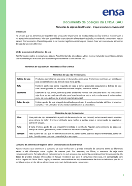 Documento de posição da ENSA SAC