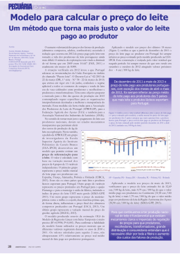 Modelo para calcular o preço do leite