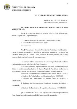 Lei Nº 9201, de 22 de novembro de 2012