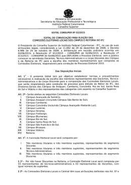 Edital Consuper n&deg; 02/2015