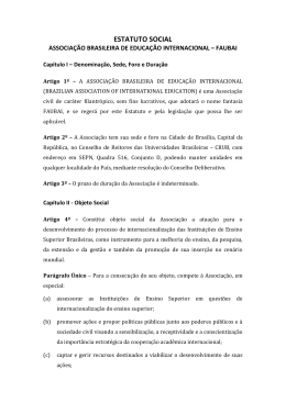 ESTATUTO SOCIAL
