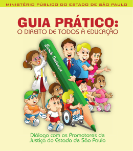 Guia Pr&aacute;tico - Minist&eacute;rio P&uacute;blico