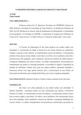 PREFEITURA DO MUNIC&Iacute;PIO DE S&Atilde;O PAULO