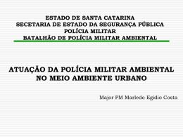 Seminario de Meio Ambiente Atua&ccedil;&atilde;o PM - Secovi