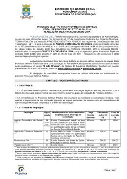 ESTADO DO RIO GRANDE DO SUL MUNIC&Iacute;PIO DE IRA&Iacute;