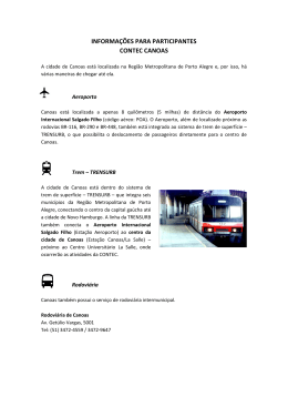 informa&ccedil;&otilde;es para participantes contec canoas