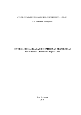 Estudo de caso: Churrascaria Fogo de Ch&atilde;o
