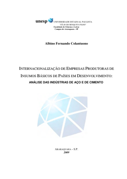 Albino Fernando Colantuono - Reposit&oacute;rio Institucional UNESP