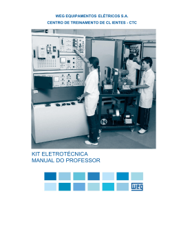 kit eletrot&eacute;cnica manual do professor